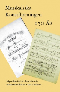 Omslag till Musikaliska Konstföreningen 150 år